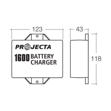Load image into Gallery viewer, PROJECTA Automatic 12V 1600mA 2 Stage Battery Charger
