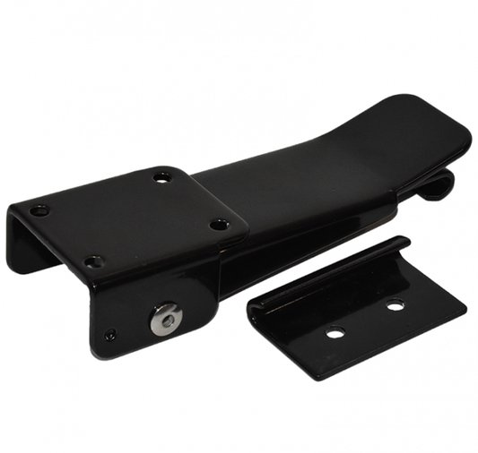 Roof Clamp with J Hook For Pop-Top Black 2 part