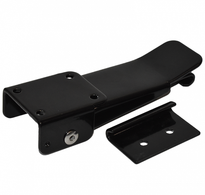 Roof Clamp with J Hook For Pop-Top Black 2 part