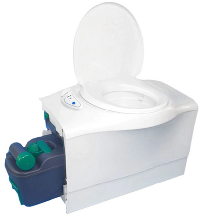 Thetford C400 Holding Tank Right Hand Cassette Toilet - Green