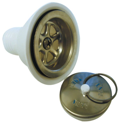 Smev Plug & Waste Kit Straight 25mm