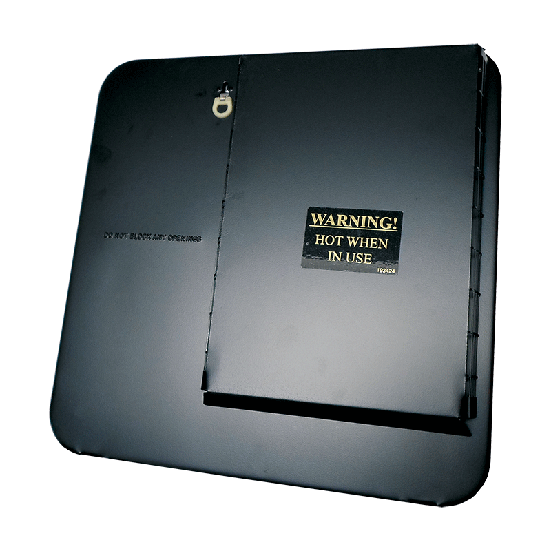 Black Suburban New Style Vented Door