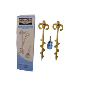 Supa Peg 500mm Beach Screw Peg Kit