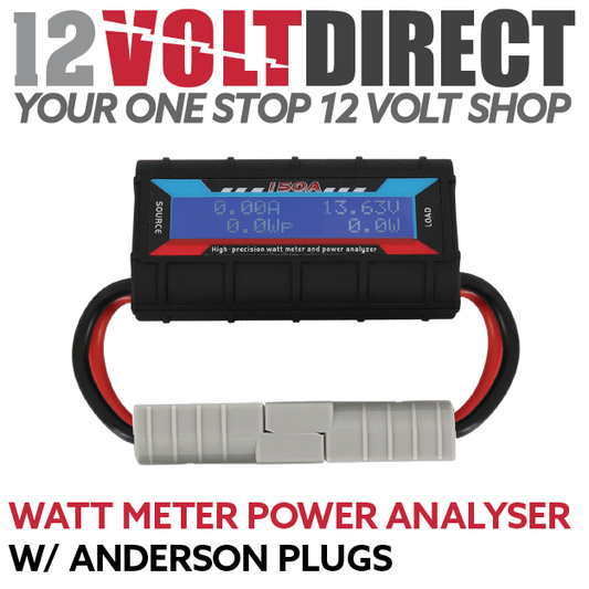 Watt Meter Power Analyser w/ Anderson Plugs