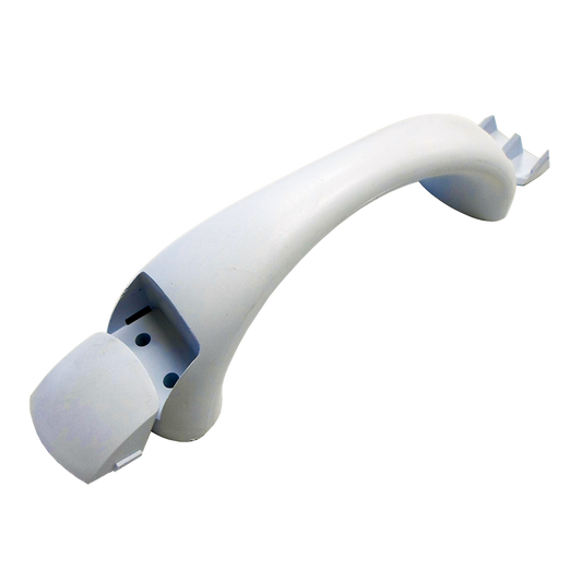 WHITE PLASTIC GRAB HANDLE