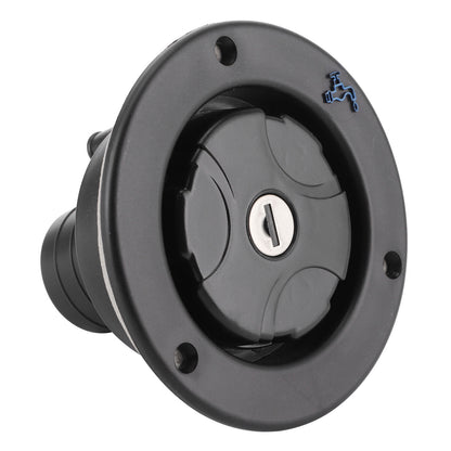 Water Filler Lockable Black