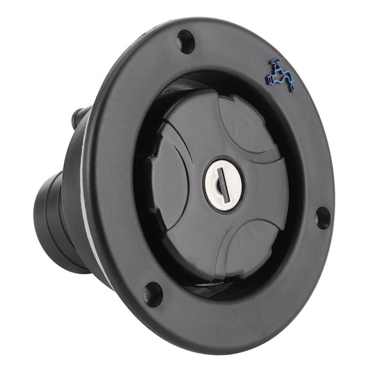 Water Filler Lockable Black