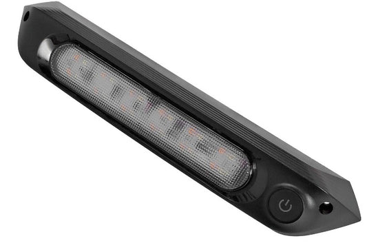 287mm DUAL LED 12V LIGHT SWITCH - Black & WHITE
