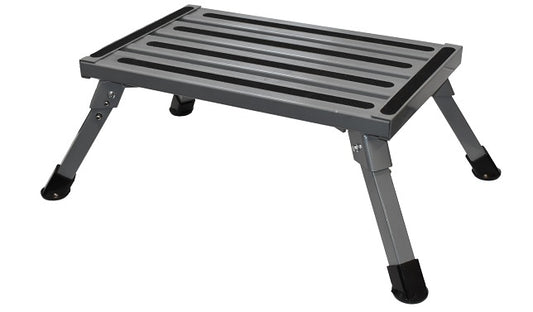 COAST Folding ALUMINUM RV Step (150kg Capacity)