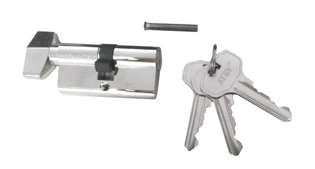 AUSSIE TRAVELLER CARAVAN DOOR LOCK BARREL & KEYS SUITS RHH