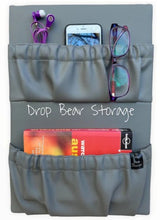 Load image into Gallery viewer, Drop Bear Double storage pocket in vinyl - Various colours
