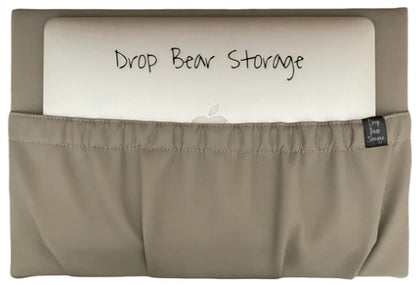 Drop Bear LUXE wide storage pocket in faux leather - Various Colours