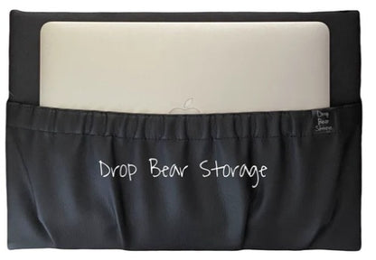 Drop Bear LUXE wide storage pocket in faux leather - Various Colours
