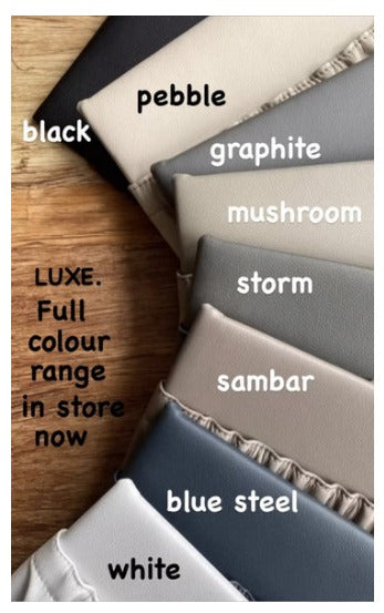 Drop Bear LUXE wide storage pocket in faux leather - Various Colours