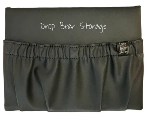 Drop Bear LUXE mini storage pocket in faux leather - Various Colours