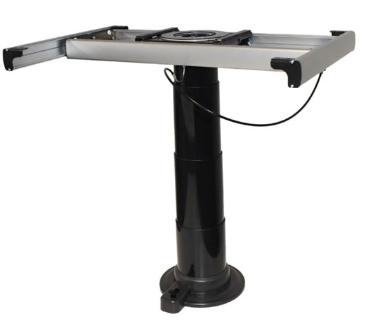 Nuova adjustable height table leg with Turntable & Slide