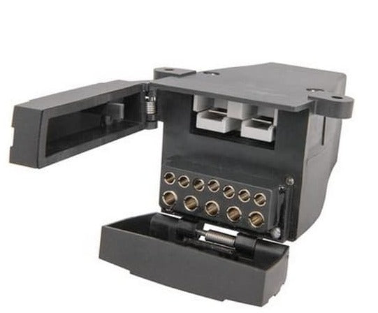 Hulk 4x4 12 Pin Flat Trailer Socket With 50A Connector