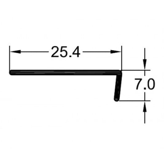 Window Mould - (white or black) 4.85M  $18.50