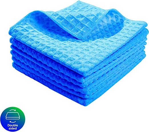 DISH DRYING MAT - White or blue