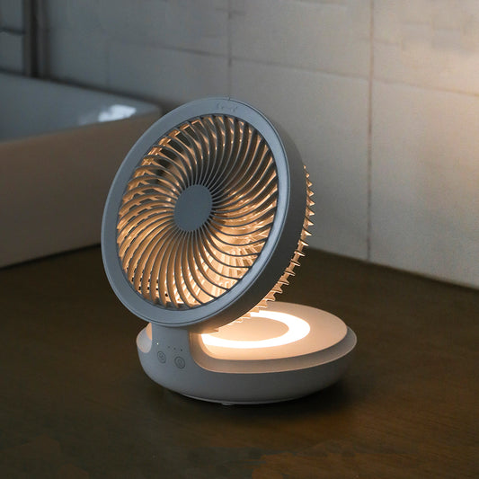 Portable USB Folding Air Circulation Table Desk Fan
