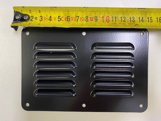 Louvre Vent - Black, 150mm X 100mm