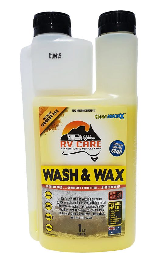 CLEANAWORX RV CARE WASH & WAX 1L
